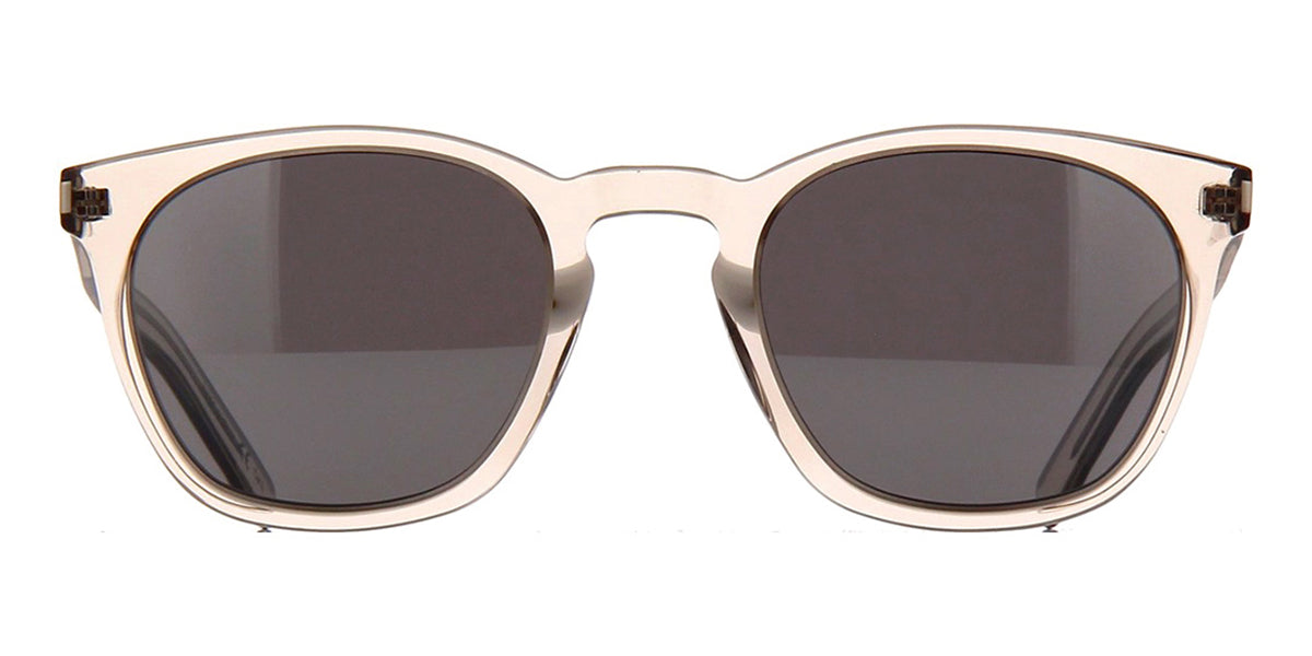 Sl Beige Crystal Square · Smoke Silver Mirror Lenses