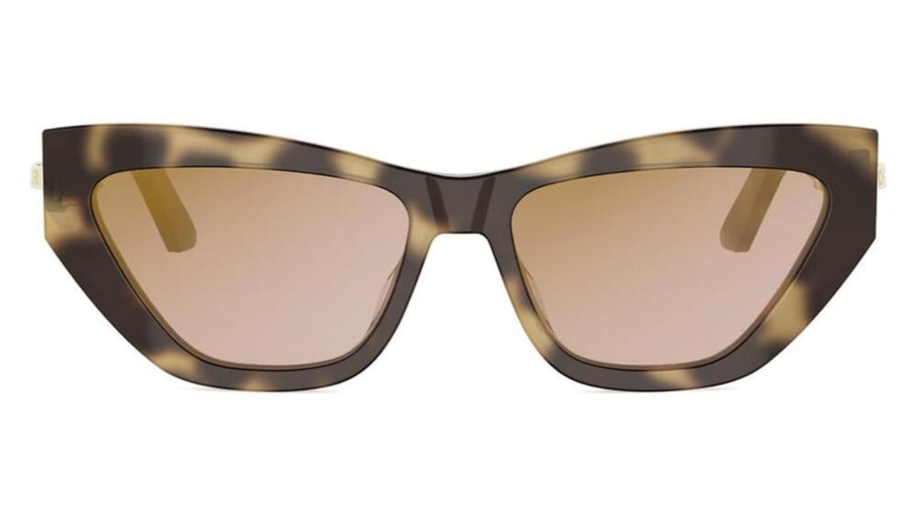 D Havana Brown Gradient - Gold lenses
