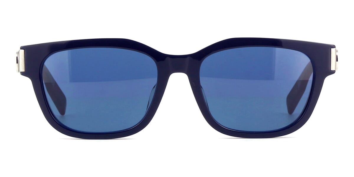 D Navy Blue - Blue Mirror Lenses