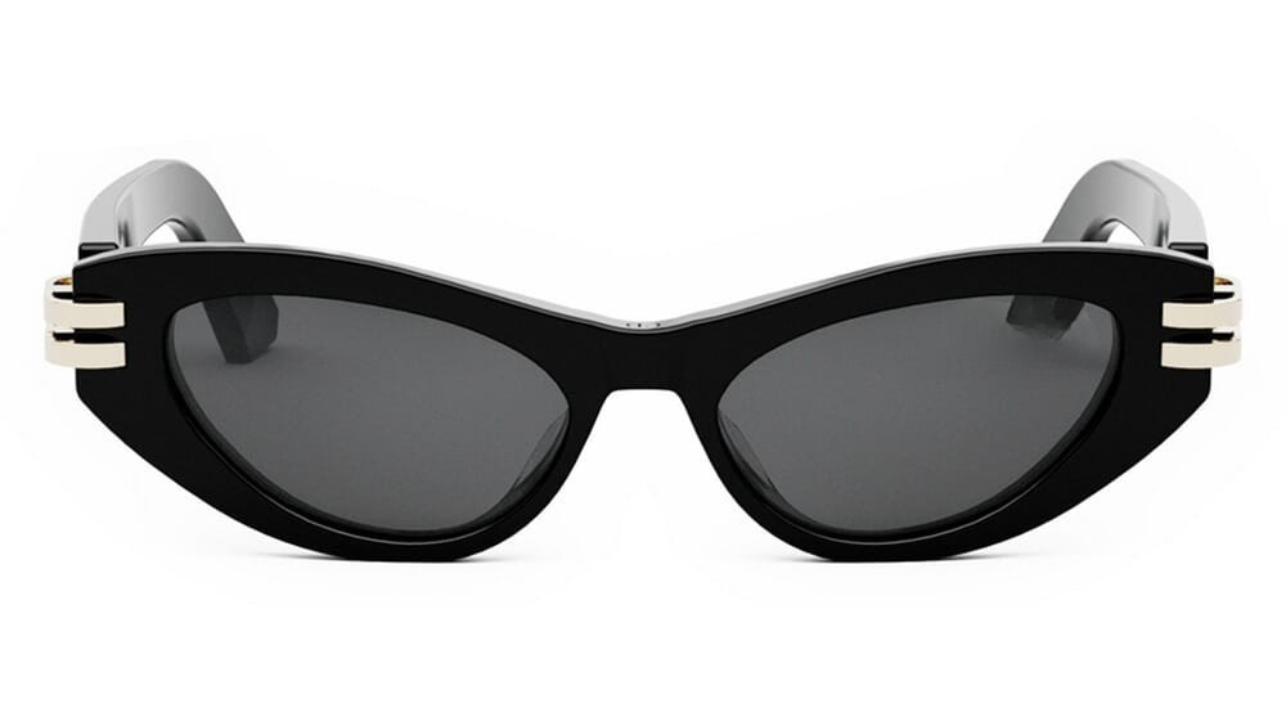 D Shiny BLack Cat - Grey Lenses