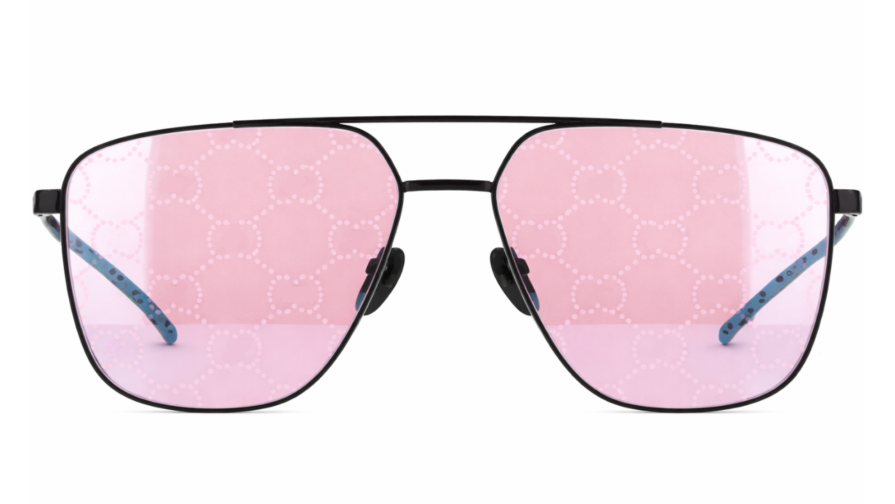 Gg Black · Light Brown Mirror Lenses