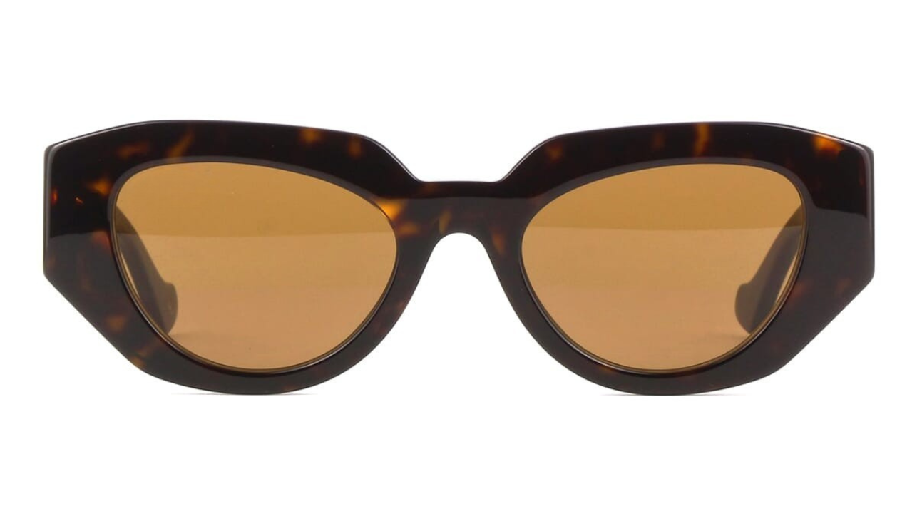 Gg Dark Havana Cat Eye · Brown Lenses